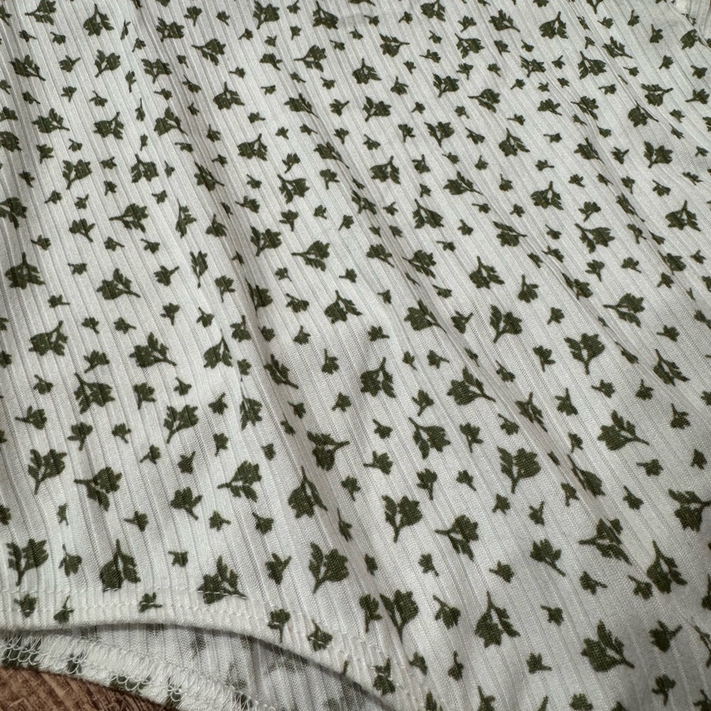 Endless blu.Floral Ribbed bodysuit‎ - Picture 9 of 11